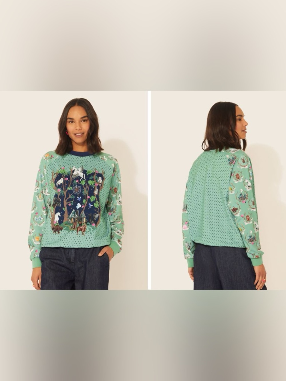 Cath Kidston X Harry Potter RARE Hagrid’s Hut Pullover Sweatshirt Limited Sz Xs